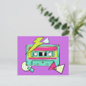 カセットテープ オーダーメイド カラー ポストカード (スタンド正面)