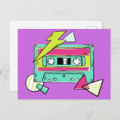 カセットテープ オーダーメイド カラー ポストカード (正面/裏面)