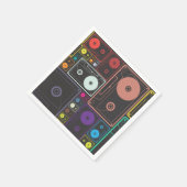 カセットテープ スタンダードカクテルナプキン (角)