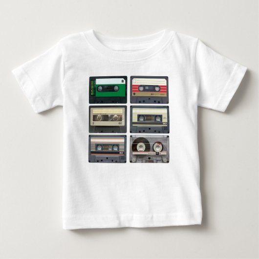 カセットテープ ベビーTシャツ (正面)