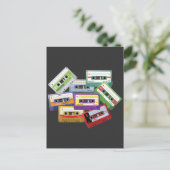 カセットテープ ミキシングテープ ラジオ 80年代 90年代 音楽 ポストカード (スタンド正面)