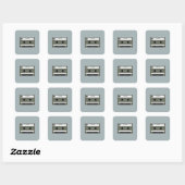 カセットテープ ミックステープ スクエアシール (シート)