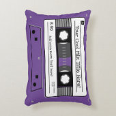 カセットテープ,ミックステープ,レトロギフトパーソナライズされた, アクセントクッション (正面(垂直))