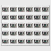 カセットテープ ラッピングペーパー (フラット)