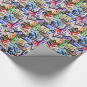 カセットテープ ラッピングペーパー (角)