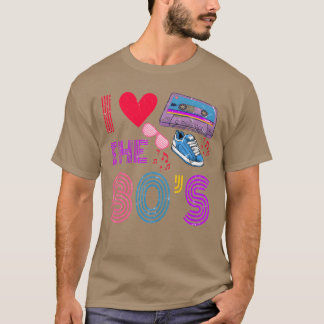 カセットテープ レトロ おしゃれ 80年代 コスプレ I Love the 80S Tシャツ