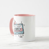 カセットテープ レトロ お忘れなく マグカップ (正面左)
