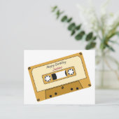 カセットテープ 誕生日 ポストカード (スタンド正面)