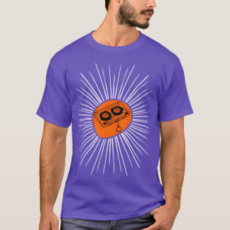 カセットテープ 80年代 90年代 ミュージックテープ 少女 Tシャツ