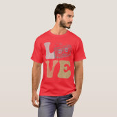カセットテープLOVEフレンド Tシャツ (正面フル)
