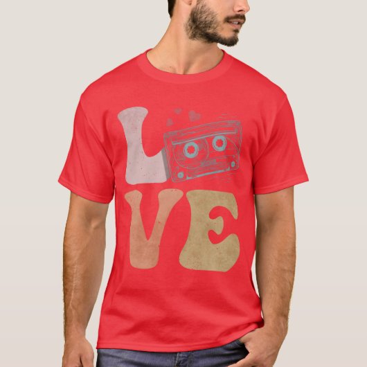 カセットテープLOVEフレンド Tシャツ (正面)