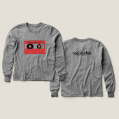 カセットテープTシャツ (デザイン 正面&背面)