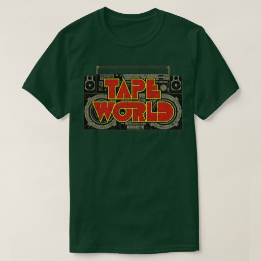 カセットテープWorld Boombox 1978 Tシャツ (デザイン正面)