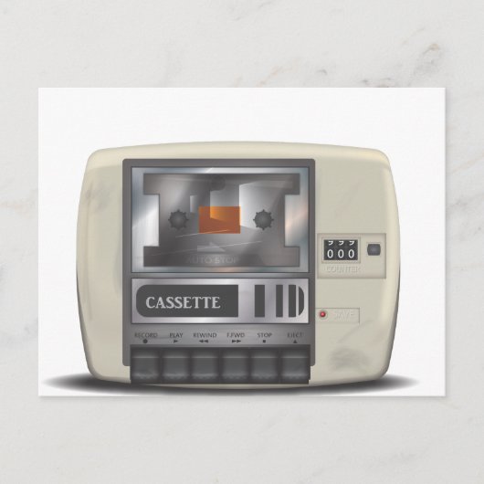 カセットデッキ ポストカード (正面)