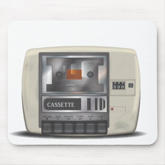 カセットデッキ マウスパッド (正面)