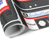 カセットミカスタマイズクステープ名前をカスタムする、大事な行事 ラッピングペーパー (ロールコーナー)