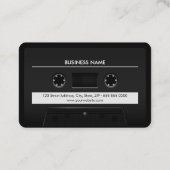 カセットミックステープレトロカッコいい名刺 名刺 (裏面)