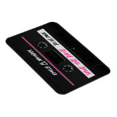 カセットミックステープレトロカッコいい日付の保存 マグネット (右側)