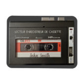 カセットレコーダ3インチx 4インチフレキシブルフォトマグネット マグネット (横)