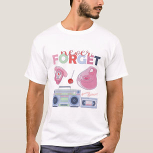 カセット忘れなしフロッピーディスクVHS CD Tシャツ