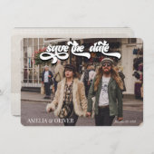 カセット | フォト セーブ・ザ・デート 招待状 (正面/裏面)