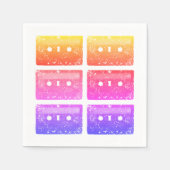 カセット、私は古い スタンダードカクテルナプキン (正面)