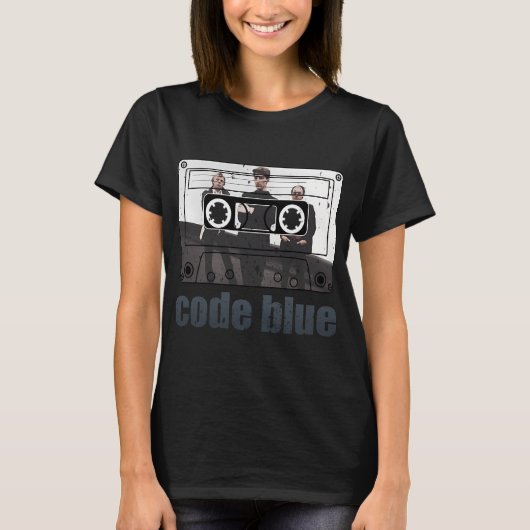 カセット CODE BLUE Tシャツ (正面)