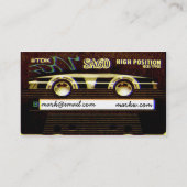 カセットTDK 名刺 (裏面)