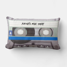 カセパーソナライズされたットテープランバーアクセント枕 ランバークッション