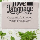 カセロールズマイラブランゲージカスタムファームハウス キッチンタオル (折り畳み)