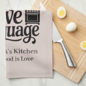 カセロールズマイラブランゲージカスタムファームハウス キッチンタオル (四つ折り)
