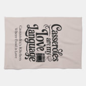 カセロールズマイラブランゲージカスタムファームハウス キッチンタオル (横)