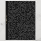 カセロール |レシピ分割器 |ヴィンテージブラックフローラ (裏面)