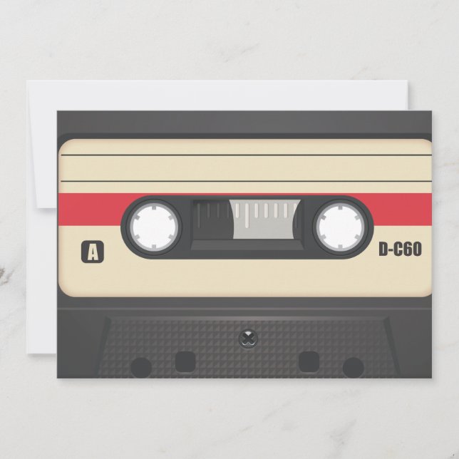 カゼットテープ – サンセットレッド (正面)