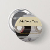 カゼットテープ 缶バッジ (正面&裏面)