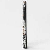 カゼメー日本のトフラワープリントiPhone/iPadケース Case-Mate iPhoneケース (裏面/左)