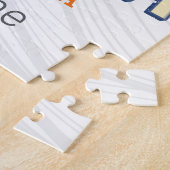 カゼルタイタリアレトロカンパニアマップヴィンテージ土産 ジグソーパズル (側面)