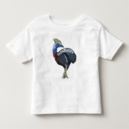 カソウィルのオーストラリア産の鳥 トドラーTシャツ (正面)