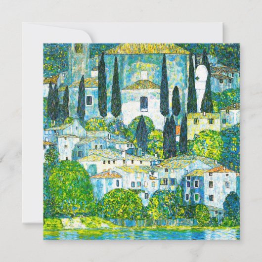 カソネグスタフクリムト 招待状 (正面)