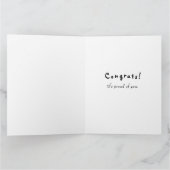 カソリッおもしろいクス学期卒業 カード (内部)