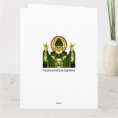 カソリッおもしろいク誕生日 カード (裏面)