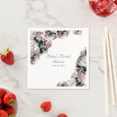 カソリッエレガントクブライダルシャワー スタンダードカクテルナプキン (インサイチュ)