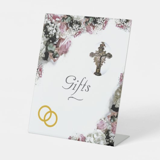 カソリッエレガントクブライダルシャワー 台座サイン (正面)