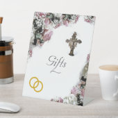 カソリッエレガントクブライダルシャワー 台座サイン (インサイチュ)