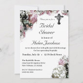 カソリッエレガントクブライダルシャワー 招待状