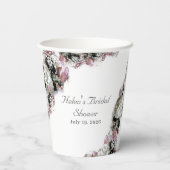 カソリッエレガントクブライダルシャワー 紙コップ (裏面)