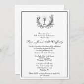 カソリッエレガントク司教授与記念日 招待状 (正面/裏面)