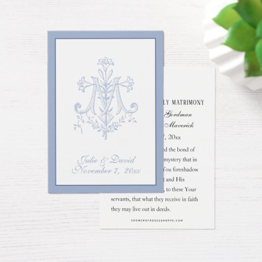 カソリッエレガントク結婚式の引き出物カード (デスク)