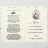 カソリッエレガントク・ラテン質量結婚式 プログラム (正面/裏面)