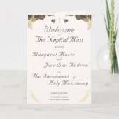 カソリックの恵み結婚式 プログラム (正面)